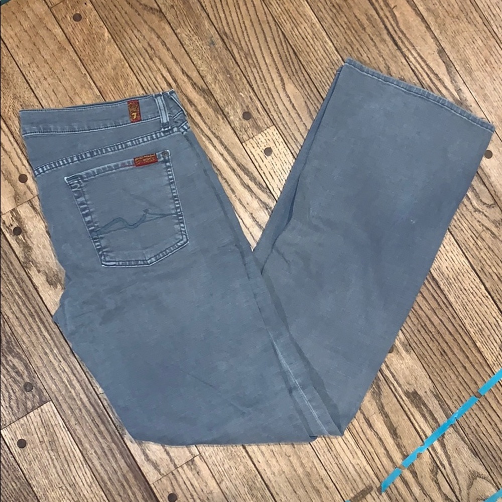 Never worn 7 For All Mankind Grey Jeans